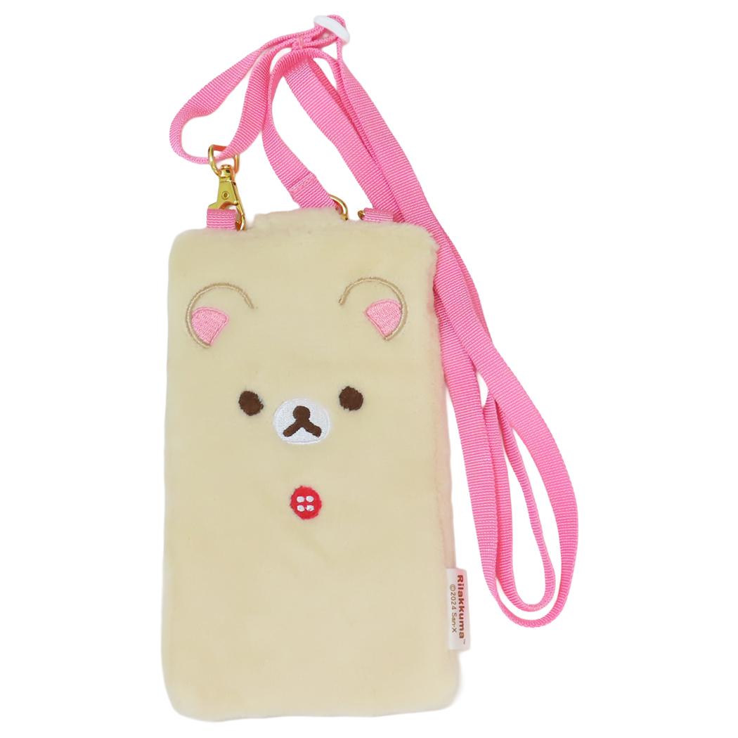 リラックマ スマホポシェット モフモフスマホポーチ コリラックマ サンエックス 内藤デザイン ミニショルダー 斜め掛け キャラクター グッズ メール便可 シネマコレクション