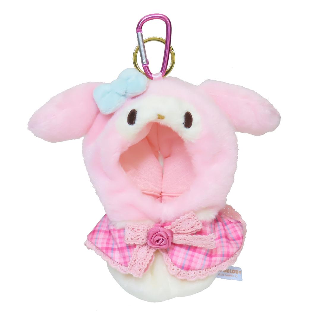 マイメロディ 推し活アイテム プラッシュコスチューマー おでかけマスコット サンリオ 内藤デザイン ぬいぐるみ用 ぬい活 カラビナ キャラクター グッズ シネマコレクション
