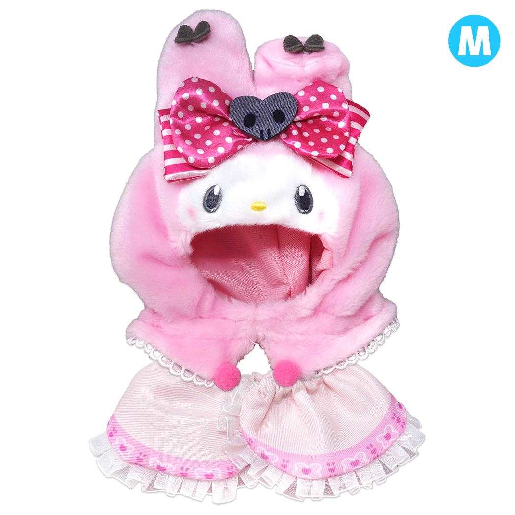 マイメロディ 推し活アイテム プラッシュコスチューマー M My Melody ＆ Kuromi 50th ＆ 20th Anniversary サンリオ 内藤デザイン ぬいぐるみ用 ぬい活 キャラクター グッズ メール便可 シネマコレクション