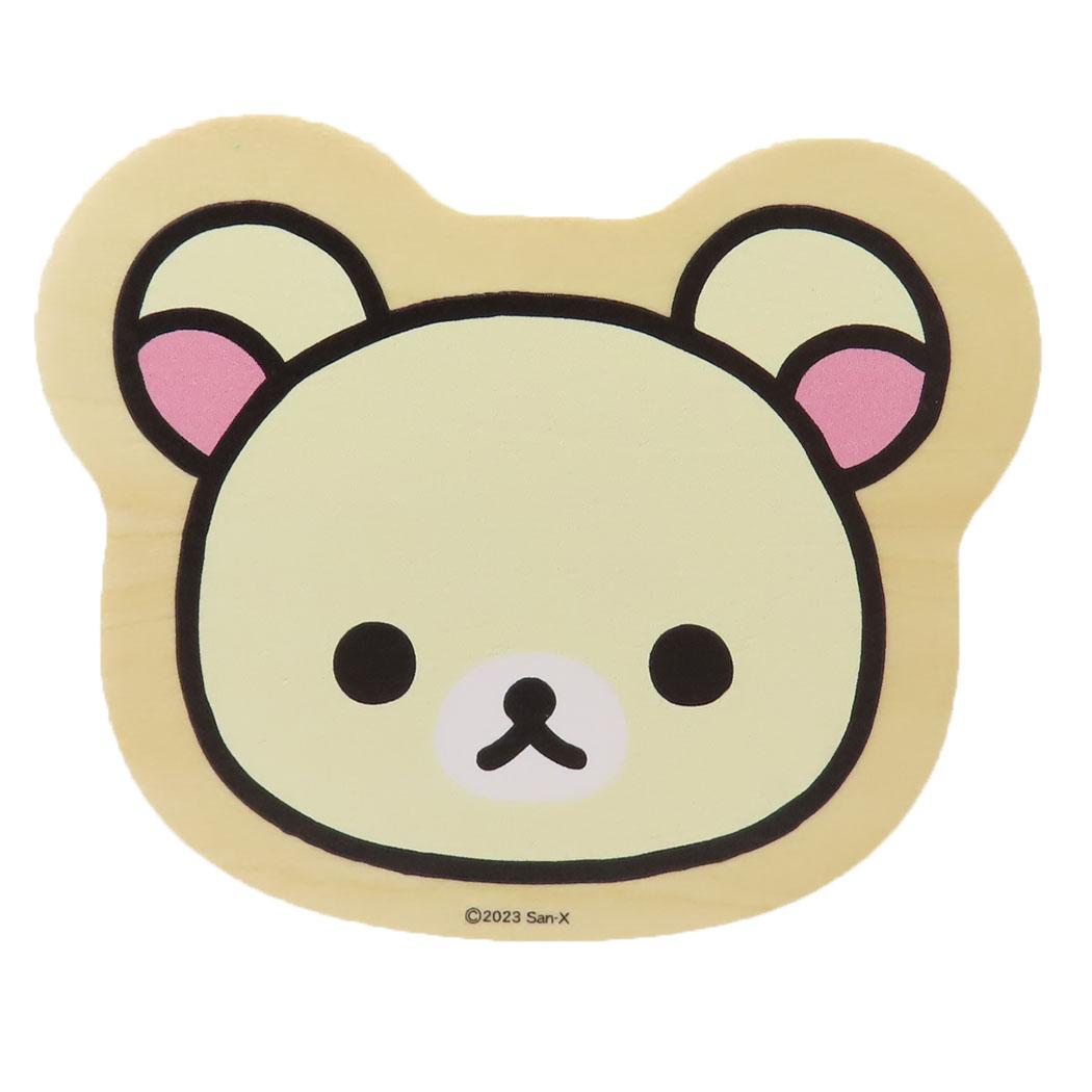 リラックマ クリップ ビッグウッドクリップ コリラックマフェイス サンエックス ナガノファクトリー 事務用品 キャラクター グッズ メール便可 シネマコレクション