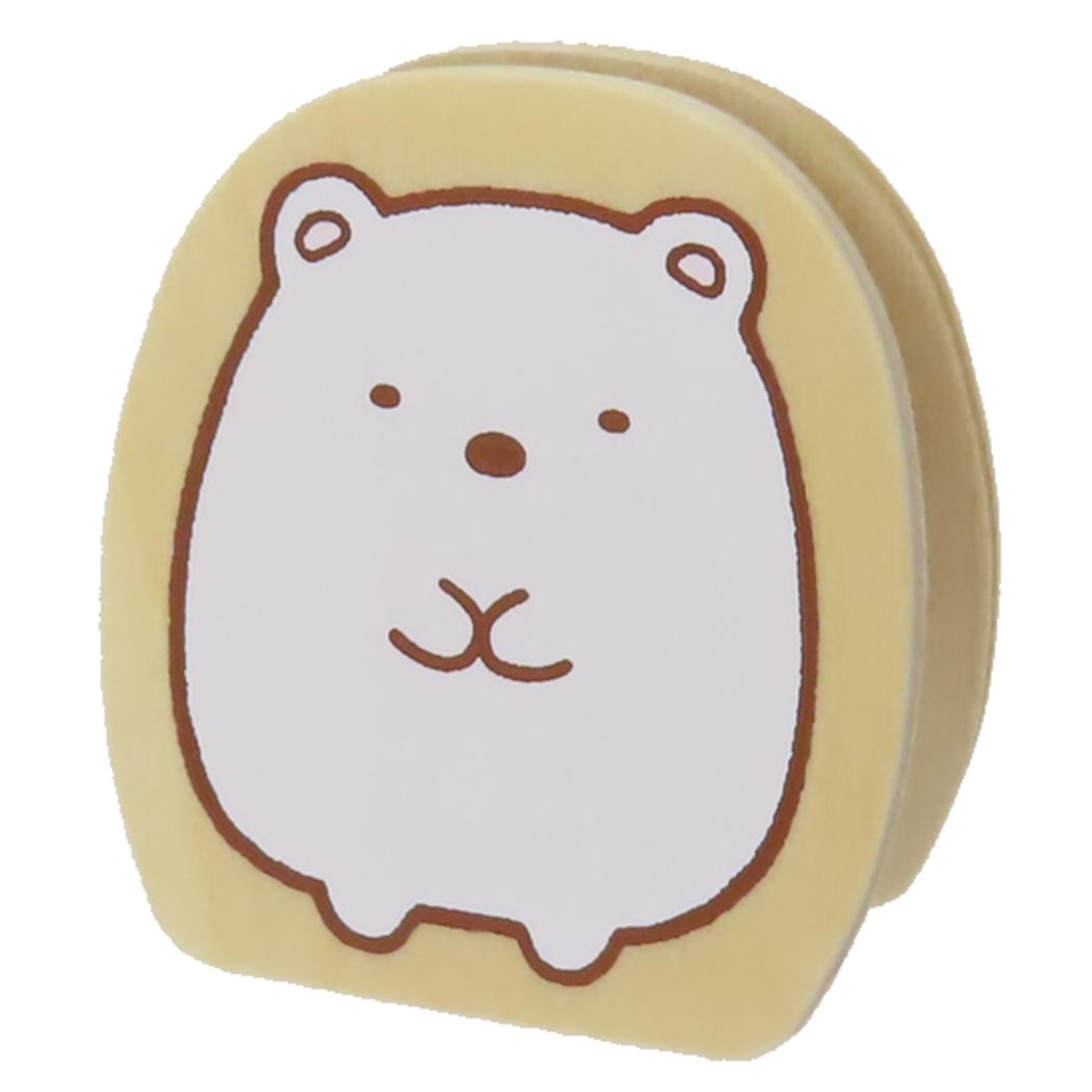 すみっコぐらし クリップ ダイカットメモスタンド しろくま サンエックス ナガノファクトリー 事務用品 メモ立て キャラクター グッズ メール便可 シネマコレクション