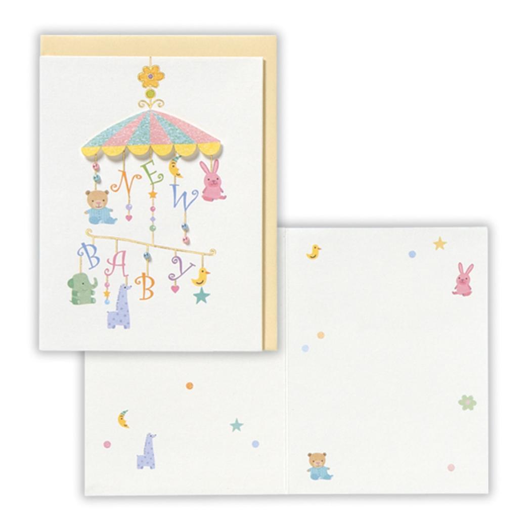グリーティングカード 赤ちゃん誕生お祝い メリー2 日本ホールマーク バースデーカード メッセージカード グッズ メール便可 シネマコレクション
