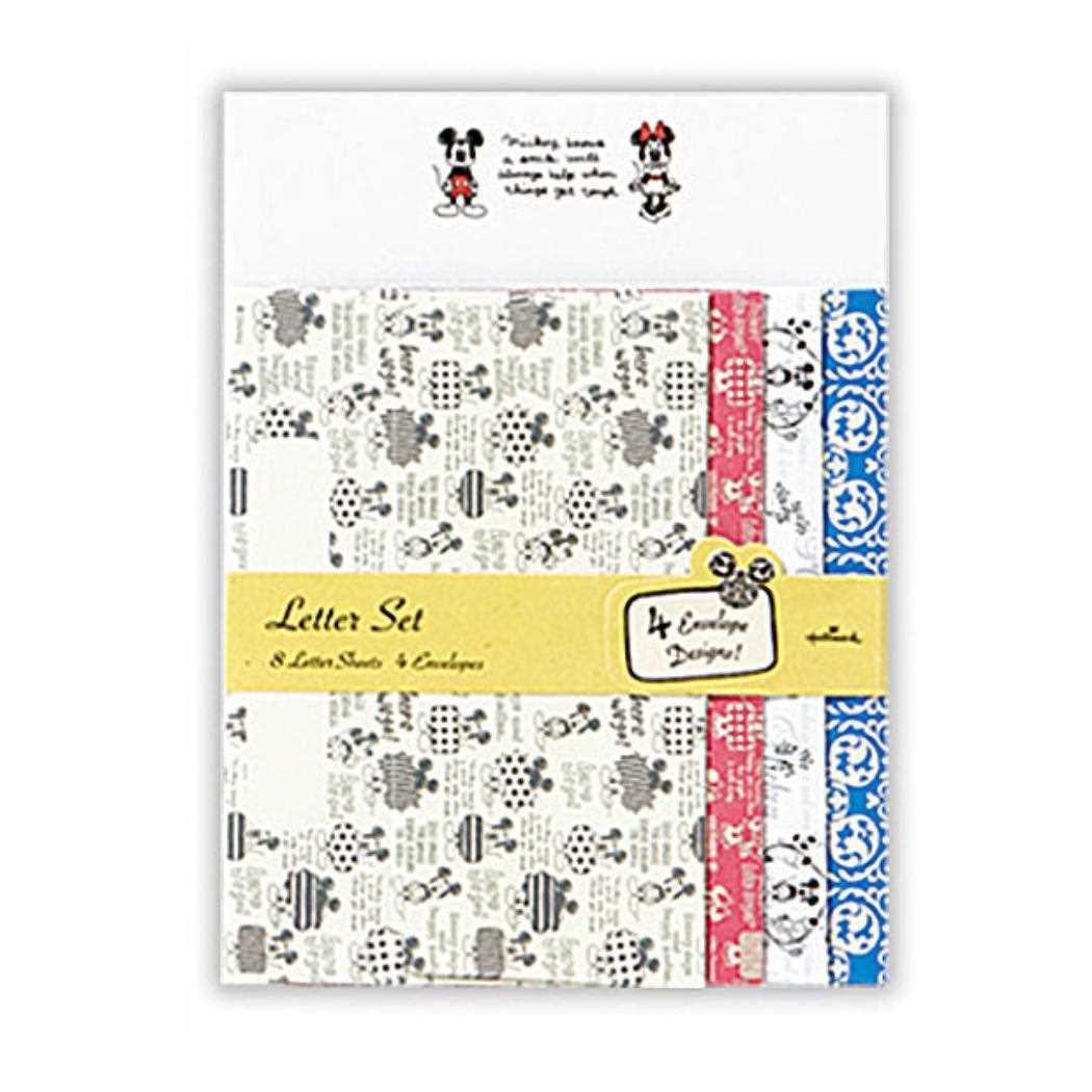 ミッキー＆ミニー 手紙セット レターセット DNスマイルM＆M2 ディズニー 日本ホールマーク 便箋＆封筒 キャラクター かわいい グッズ メール便可 シネマコレクション