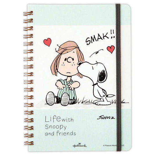 スヌーピー リングノート B6 サイズ SNLFグリーン Life with Snoopy and Friends ピーナッツ 日本ホールマーク 新学期準備文具 キャラクター グッズ メール便可 シネマコレクション