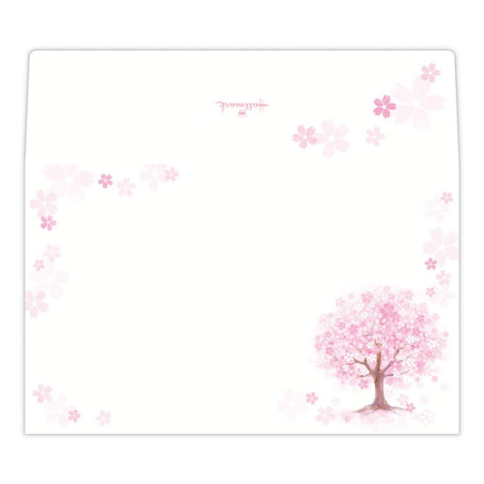 封筒 桜柄レターパッド用封筒 1柄4枚入り メモリーズオブスプリング 日本ホールマーク 入学 卒業 お祝いメッセージ 手紙 便せん グッズ メール便可 シネマコレクション