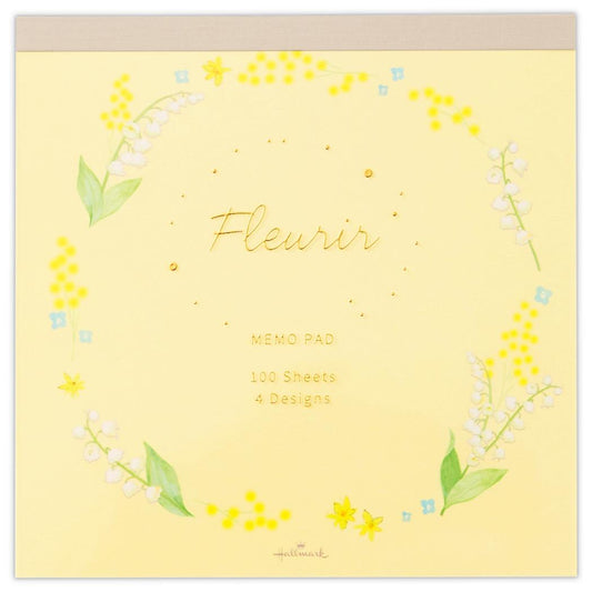 フルリール メモ帳 メモパッド ＦＬスズラン 日本ホールマーク スクエアメモ メモ用紙 グッズ メール便可 シネマコレクション