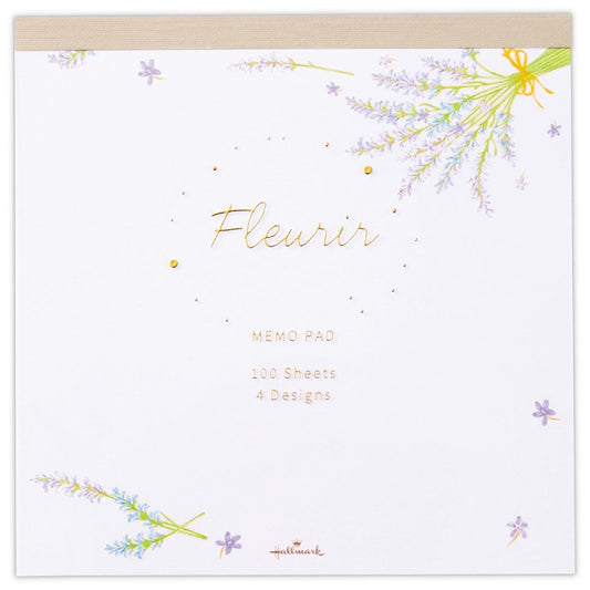 フルリール メモ帳 メモパッド ＦＬラベンダー 日本ホールマーク スクエアメモ メモ用紙 グッズ メール便可 シネマコレクション