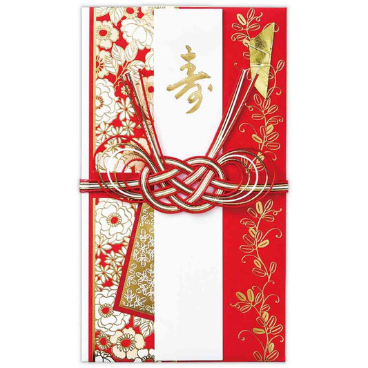 祝儀袋 ご結婚御祝 たとう 寿モダンキモノ赤 日本ホールマーク 結婚祝い 結婚お祝い ご祝儀袋 短冊付き グッズ メール便可 シネマコレクション