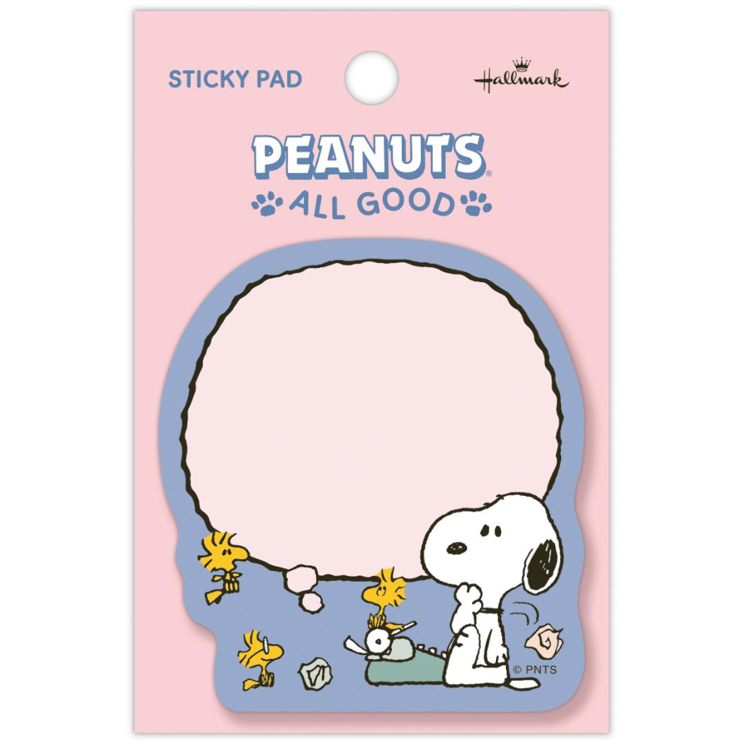 スヌーピー 付せん 付箋 Peanuts All Good SNAG THINK ピーナッツ 日本ホールマーク ダイカット付箋 伝言メモ キャラクター グッズ メール便可 シネマコレクション