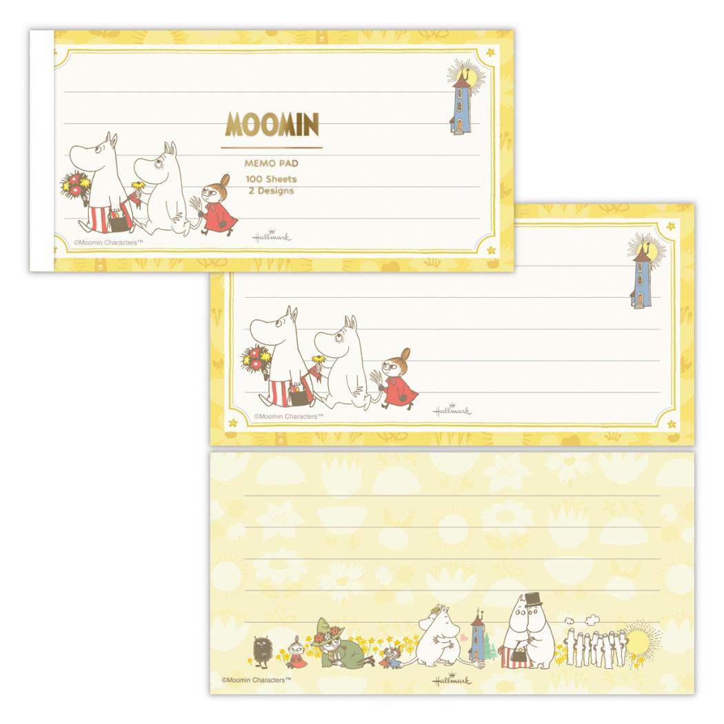 ムーミン メモ帳 メモパッド MOMLSイエロー My little something 北欧 日本ホールマーク 事務用品 伝言 キャラクター グッズ メール便可 シネマコレクション