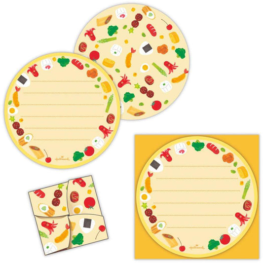 メッセージシート ミニレターシート 10枚入 お弁当 日本ホールマーク 手紙 レター メッセージ 手渡し 一言メモ グッズ メール便可 シネマコレクション