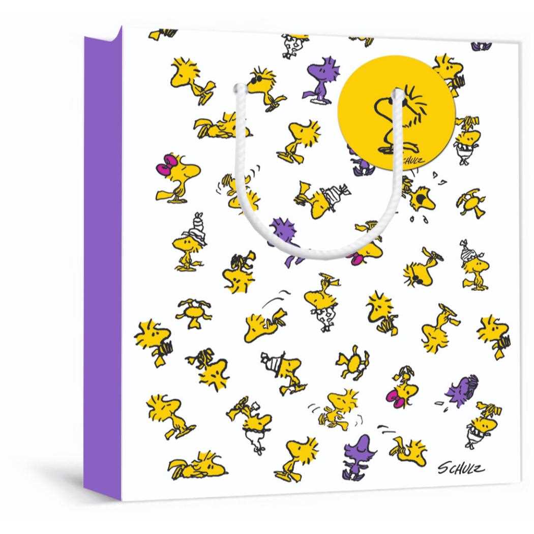 スヌーピー ラッピング用品 輸PBSN ペーパーバッグ たくさんのウッドストックS ピーナッツ 日本ホールマーク かわいい キャラクター グッズ メール便可 シネマコレクション