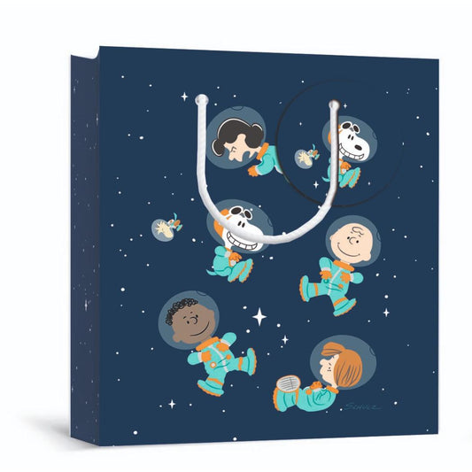 スヌーピー ラッピング用品 輸PBSN ペーパーバッグ 宇宙S ピーナッツ 日本ホールマーク かわいい キャラクター グッズ メール便可 シネマコレクション