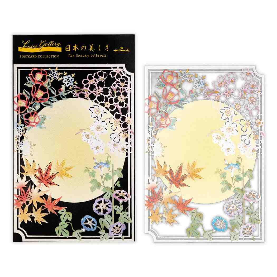グリーティングカード ポストカード 1柄1枚入り 日本の美しさ 四季の花 日本ホールマーク メッセージカード 和風カード グッズ メール便可 シネマコレクション