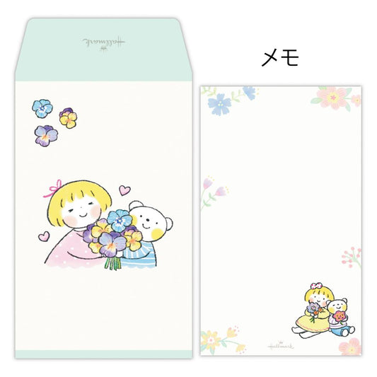 仲良しともだち ぽち袋 ポチ袋 NTお花 日本ホールマーク お年玉 キャラクター グッズ メール便可 シネマコレクション