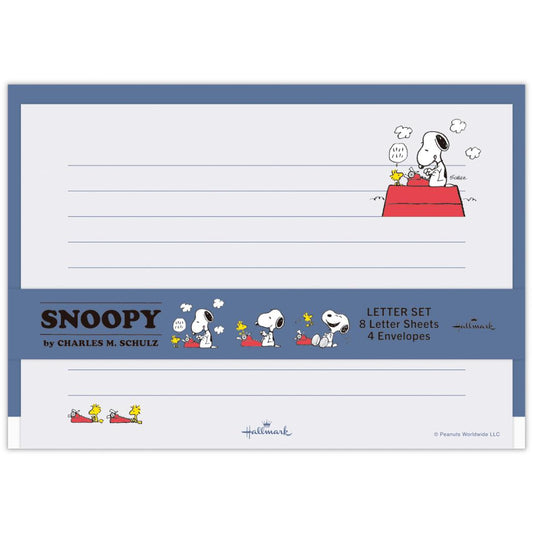 スヌーピー 手紙セット 便箋＆封筒セット Happiness is Red TYPEWRITER ピーナッツ 日本ホールマーク かわいい キャラクター グッズ メール便可 シネマコレクション