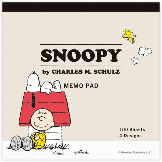 スヌーピー メモ帳 メモパッド Happiness is Red HOUSE ピーナッツ 日本ホールマーク かわいい キャラクター グッズ メール便可 シネマコレクション