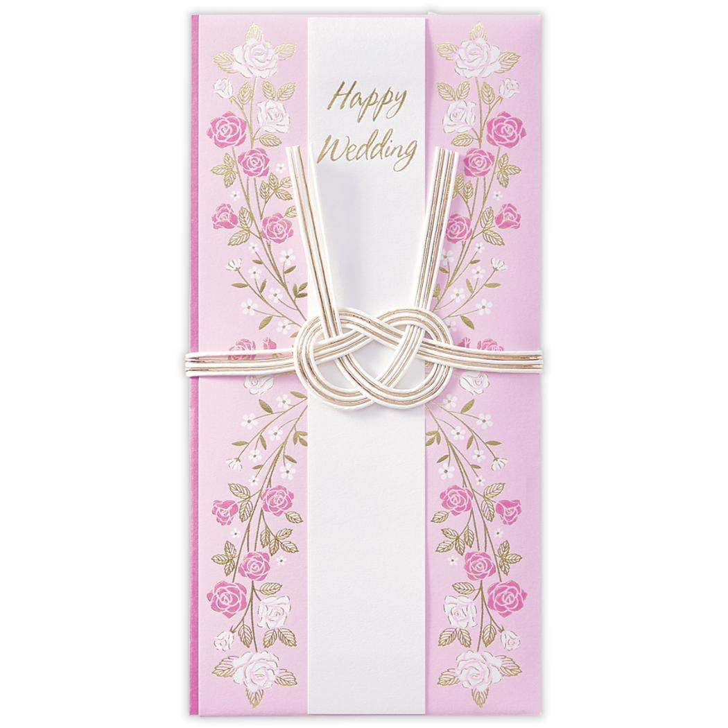 祝儀袋 御結婚御祝 寿 スリム Misty Garden ローズ 日本ホールマーク 短冊付き ご祝儀袋 グッズ メール便可 シネマコレクション