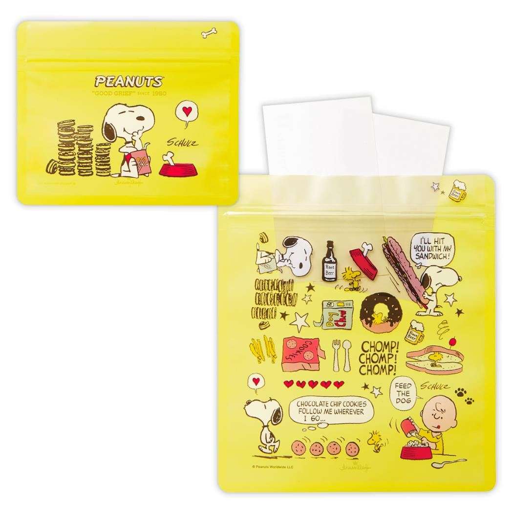 スヌーピー 小分けビニール袋 ジッパーバッグ SNセットフード ピーナッツ 日本ホールマーク