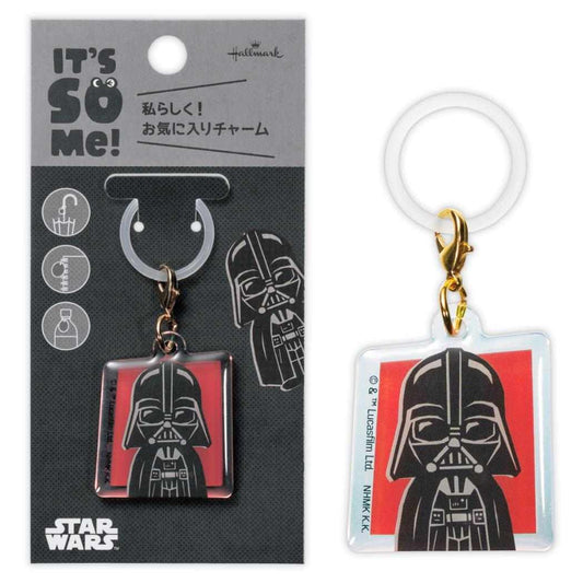 スターウォーズ めじるしチャーム It'sSoMe チャーム ダースベイダー STAR WARS 日本ホールマーク 目印 傘マーカー ボトルマーカー キャラクター グッズ メール便可 シネマコレクション