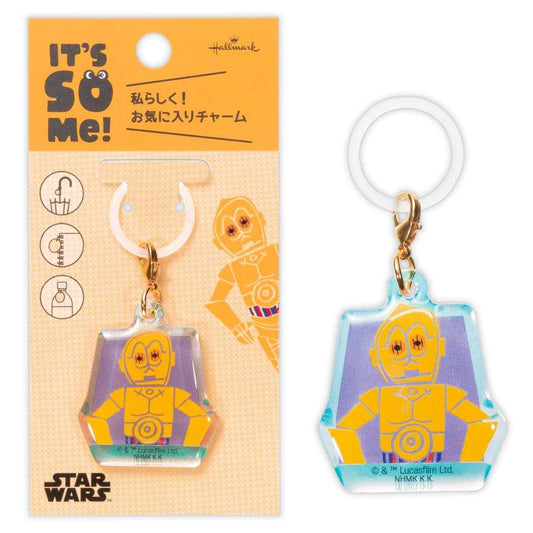 スターウォーズ めじるしチャーム It'sSoMe チャーム C-3PO STAR WARS 日本ホールマーク 目印 傘マーカー ボトルマーカー キャラクター グッズ メール便可 シネマコレクション