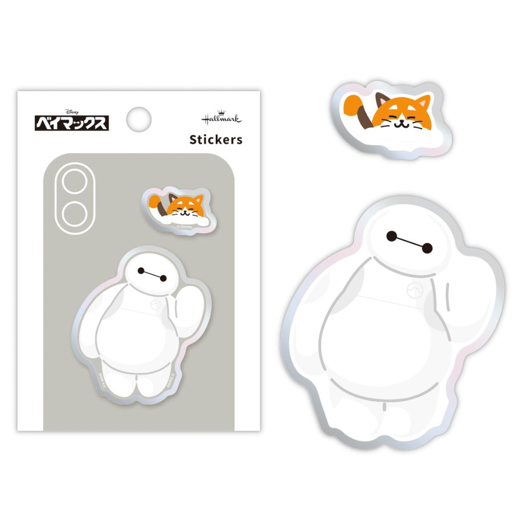 ベイマックス ダイカットシール アクリル素材ステッカー DNアクリルベイマックス ディズニー 日本ホールマーク スマホデコ キャラクター グッズ メール便可 シネマコレクション