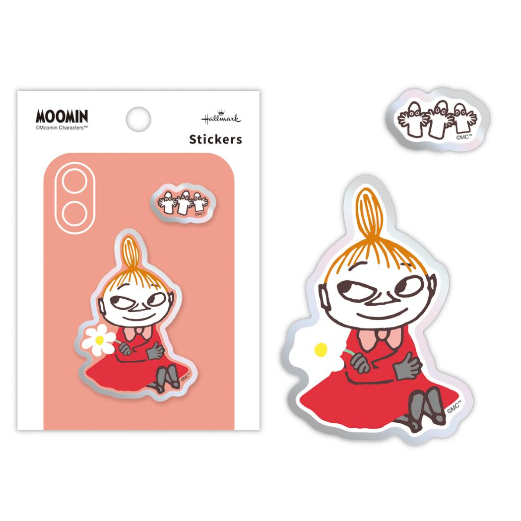 ムーミン ダイカットシール アクリル素材ステッカー MOアクリルリトルミイ 北欧 日本ホールマーク スマホデコ キャラクター グッズ メール便可 シネマコレクション