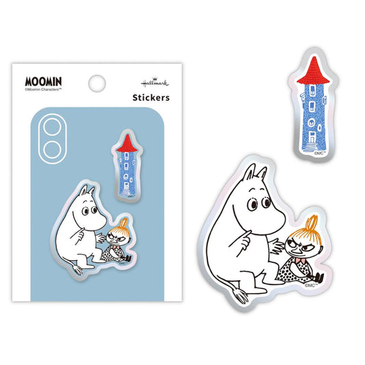 ムーミン ダイカットシール アクリル素材ステッカー MOアクリルムーミン 北欧 日本ホールマーク スマホデコ キャラクター グッズ メール便可 シネマコレクション