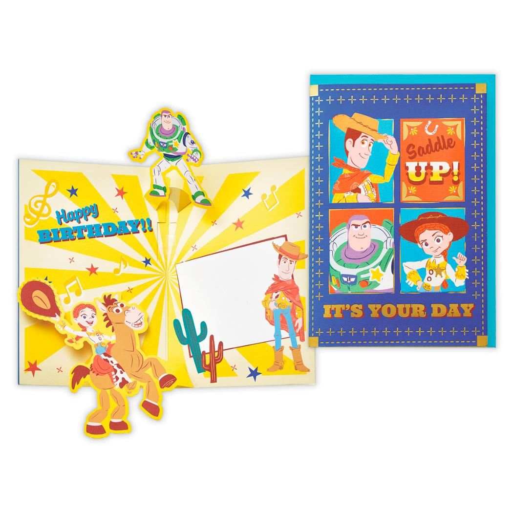 トイストーリー5 グリーティングカード オルゴールカード 誕生お祝い DNTS ウエスタンミュージック ディズニー 日本ホールマーク