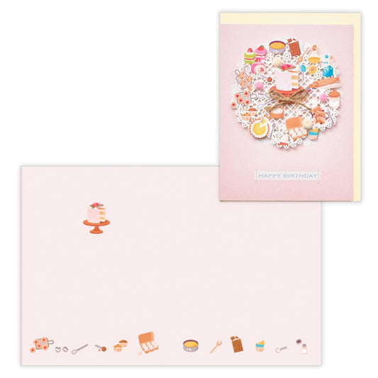 グリーティングカード 誕生お祝い YBHお菓子作り 日本ホールマーク
