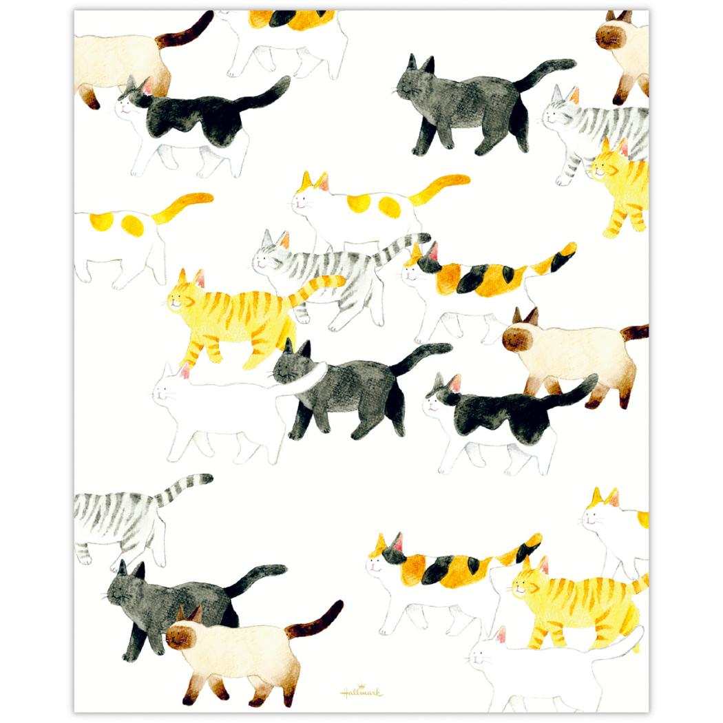 レターセット Paper＆Mood ペーパーパック Cat 目的に合わせて選べる常備箋 日本ホールマーク