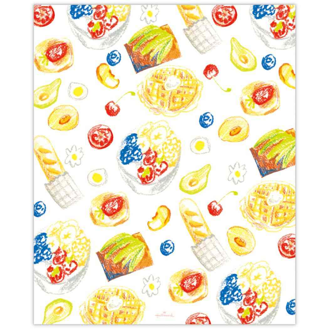 レターセット Paper＆Mood ペーパーパック Foods 目的に合わせて選べる常備箋 日本ホールマーク