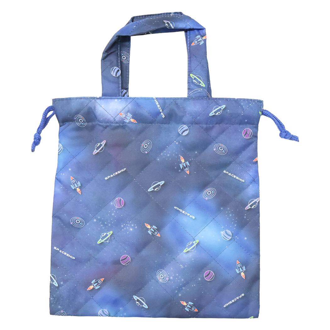 ミニきんちゃく ミニキルト巾着 宇宙 新入学 ニシオ 新学期準備雑貨 小物入れ グッズ メール便可 シネマコレクション