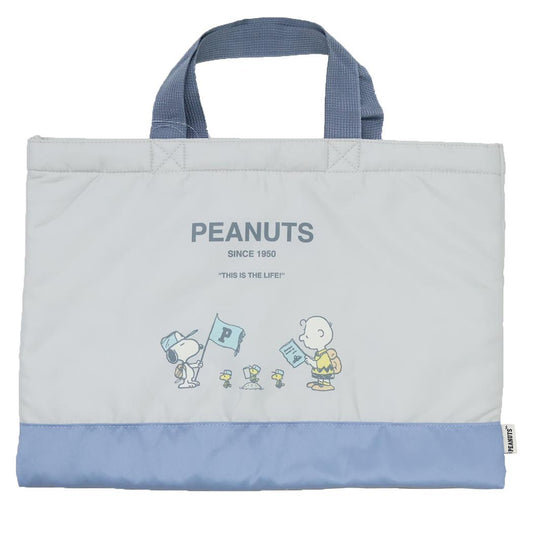 スヌーピー お稽古かばん レッスンバッグ ブルー 新入学 ピーナッツ ニシオ 新学期準備雑貨 キャラクター グッズ メール便可 シネマコレクション