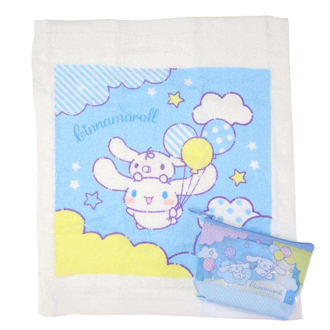 シナモロール ミニポーチ ハンドタオルポーチ 新入学 サンリオ ニシオ 新学期準備雑貨 キャラクター グッズ シネマコレクション