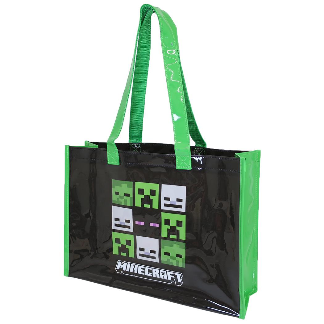 マインクラフト プールバッグ ビーチトートバッグ グリーン Minecraft ニシオ 海プール サマーレジャー用品 ゲームキャラクター グッズ シネマコレクション
