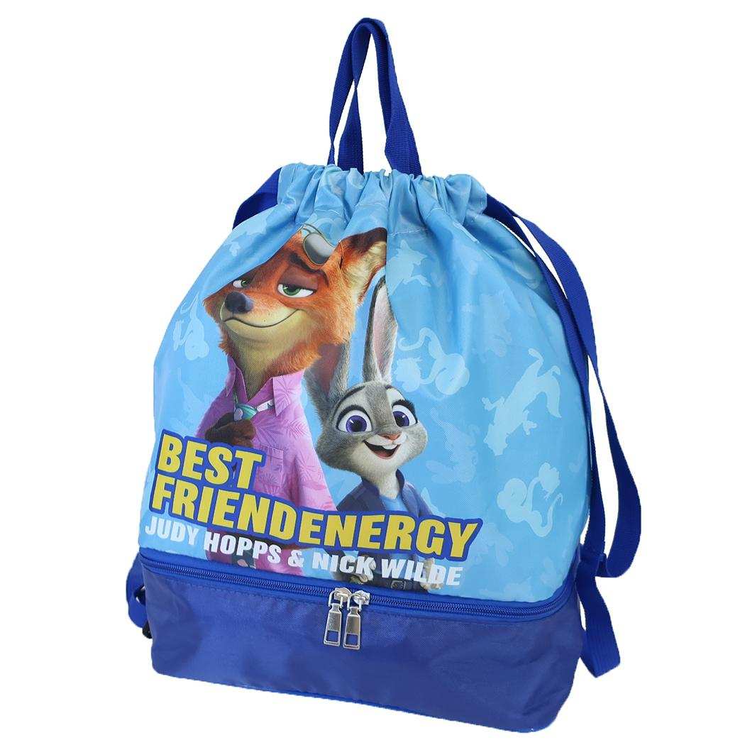 ズートピア プールバッグ 2層式ボンサック ディズニー ニシオ 海プール サマーレジャー用品 キャラクター グッズ シネマコレクション