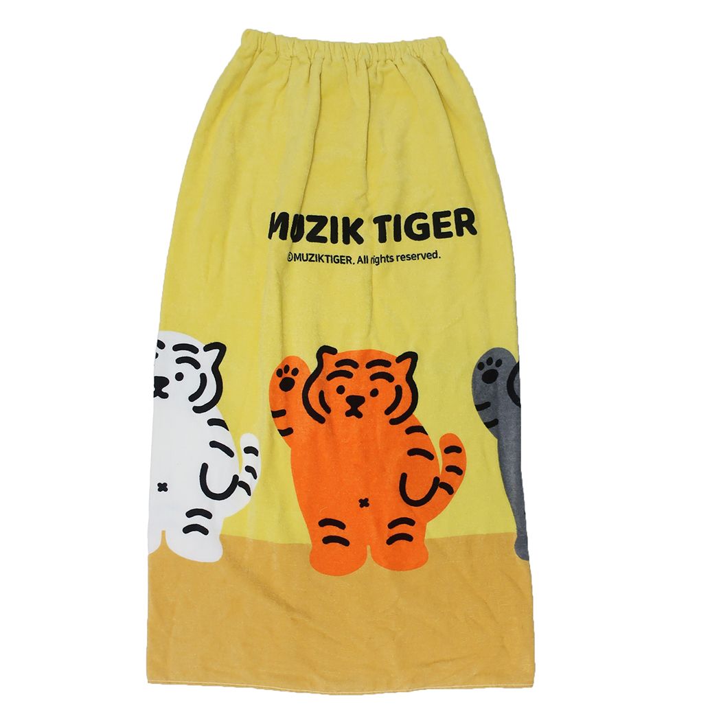 MUZIK TIGER ムジークタイガー ラップタオル 巻きタオル100cm MTG-MT100-2402 ニシオ サマー レジャー用品 海 プール 着替えタオル キャラクター グッズ シネマコレクション