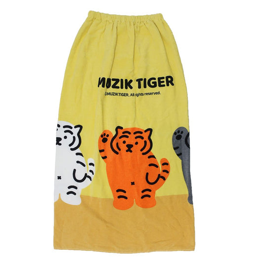 MUZIK TIGER ムジークタイガー ラップタオル 巻きタオル100cm MTG-MT100-2402 ニシオ サマー レジャー用品 海 プール 着替えタオル キャラクター グッズ シネマコレクション