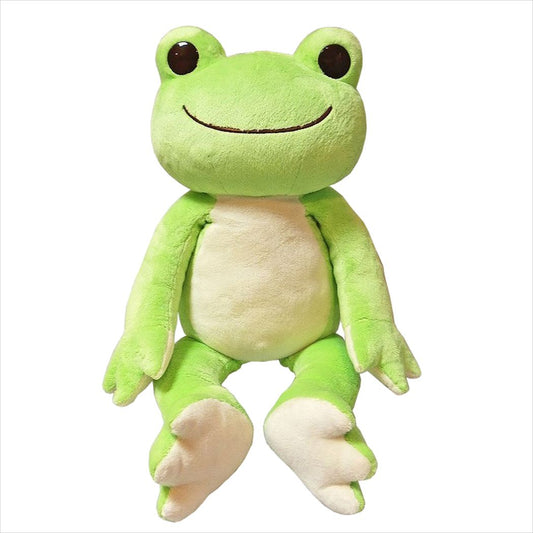 ビッグ ぬいぐるみ L かえるのピクルス キャラぬいぐるみ ベーシックグリーン ナカジマコーポレーション 座高45cm ギフト雑貨 グッズ