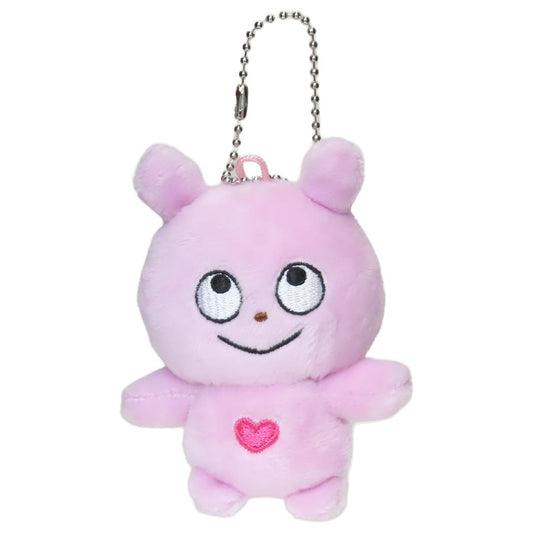 ラブラビット マスコットバッジ ぬいぐるみバッジ 立ち ナカジマ ボールチェーン 安全ピン付き キャラクター グッズ シネマコレクション