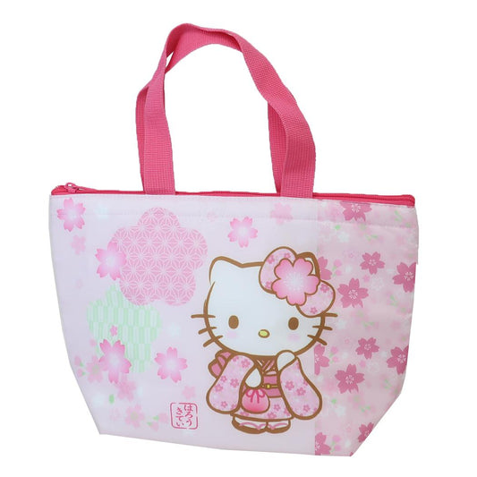 ハローキティ ランチバッグ 保冷保温ミニトート 和柄 サンリオ ナカジマ お弁当かばん キャラクター グッズ メール便可 シネマコレクション