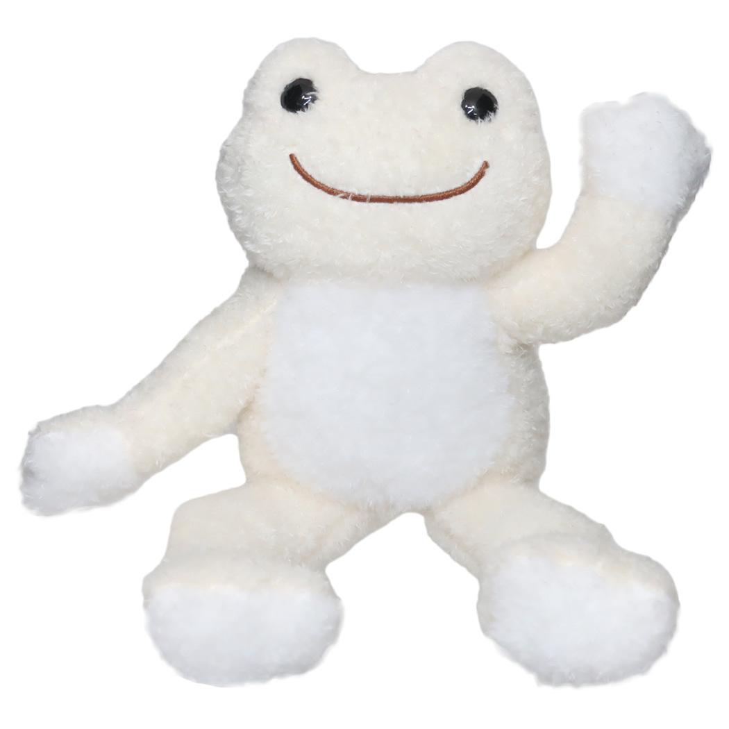 かえるのピクルス ぬいぐるみ ビーンドール にじいろピクルス ポージング わたげ ナカジマ プレゼント キャラクター グッズ シネマコレクション