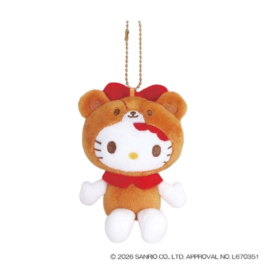 ハローキティ マスコット ミニぬいぐるみボールチェーン タイニーチャム変身 BR サンリオ ナカジマ プレゼント キャラクター グッズ シネマコレクション