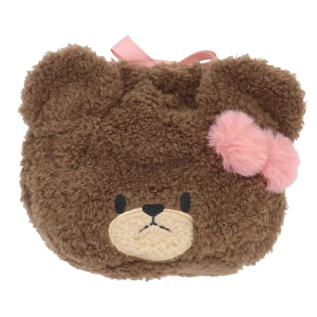 くまのがっこう 巾着袋 まんまる巾着 PK ナカジマ 小物入れ 絵本キャラクター グッズ メール便可 シネマコレクション