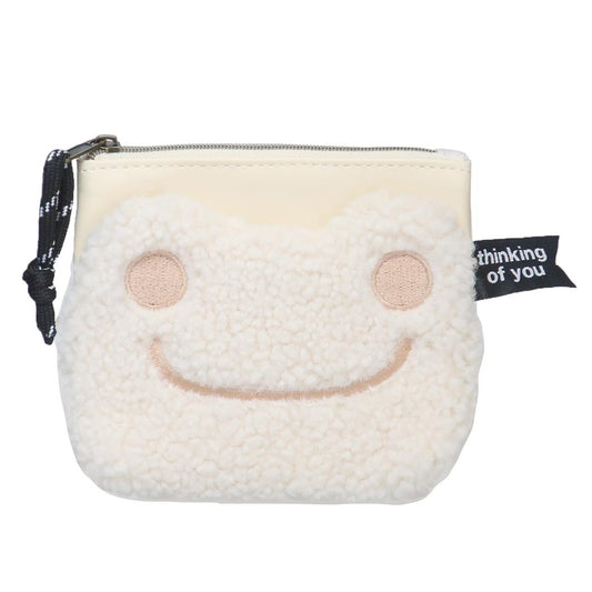 かえるのピクルス ミニポーチ ティッシュポーチ もこフェイス ナカジマ 小物入れ キャラクター グッズ メール便可 シネマコレクション