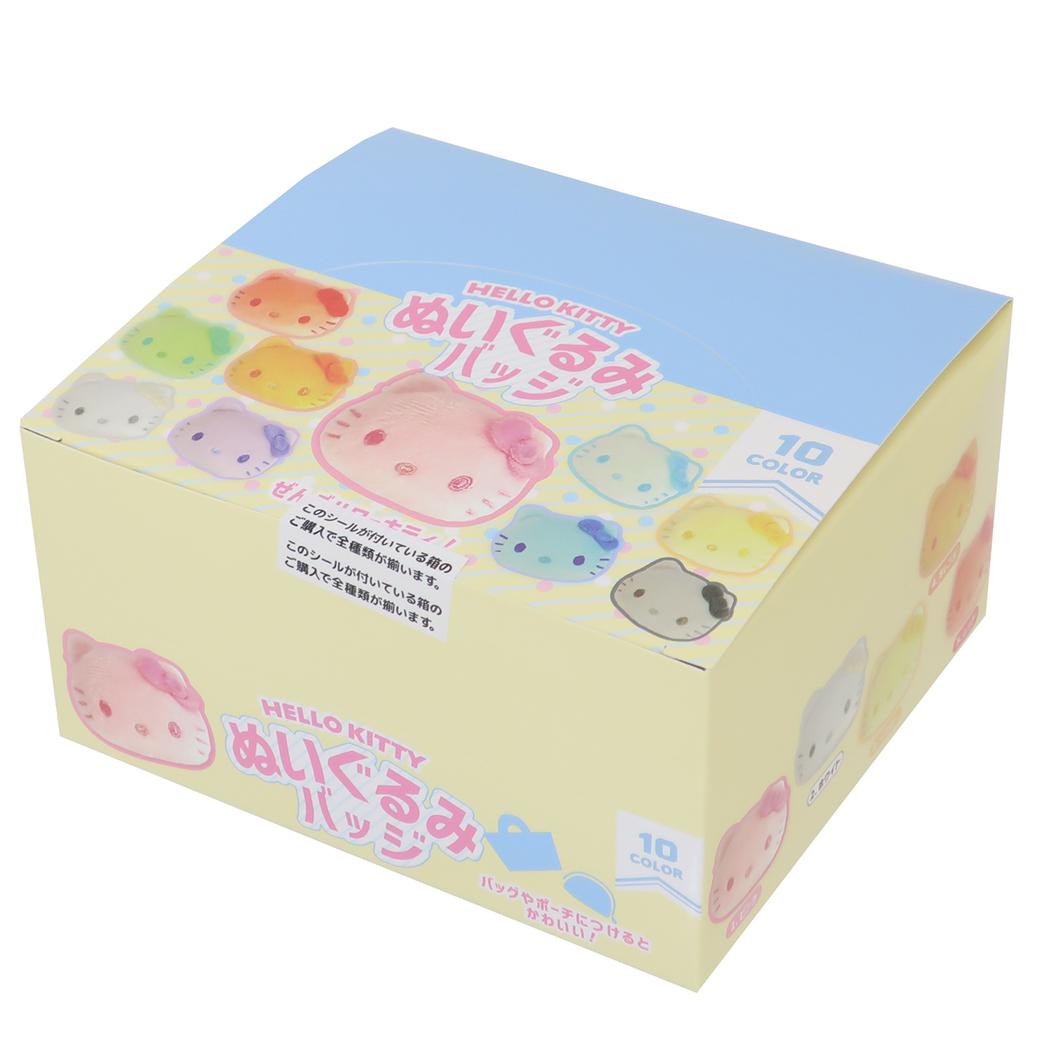 ハローキティ マスコット ぬいぐるみバッジ 全10種 10個入セット サンリオ ナカジマ コレクション雑貨 まとめ買い キャラクター グッズ シネマコレクション