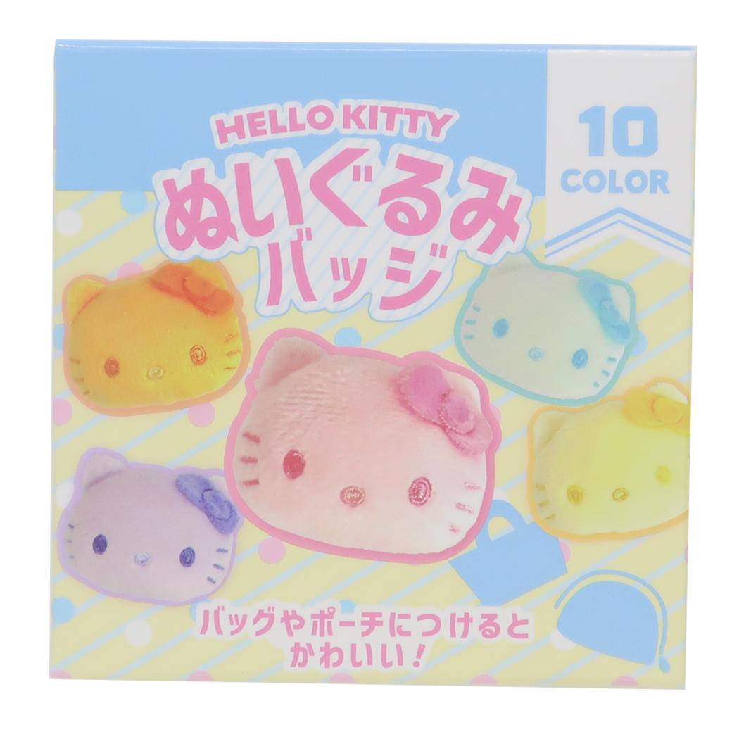 ハローキティ マスコット ぬいぐるみバッジ 全10種 サンリオ ナカジマ コレクション雑貨 キャラクター グッズ シネマコレクション