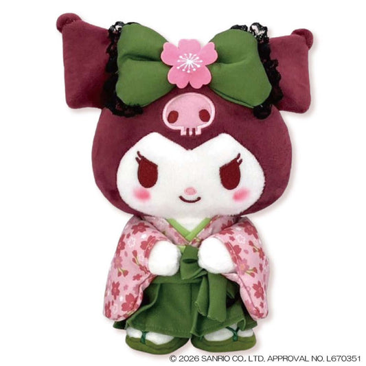 クロミ ぬいぐるみ プラッシュドールS 抹茶着物 サンリオ ナカジマ プレゼント キャラクター グッズ シネマコレクション