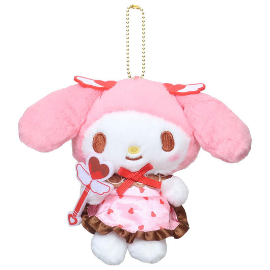 マイメロディ マスコット ミニぬいぐるみボールチェーン マジカルハート サンリオ ナカジマ プレゼント キャラクター グッズ シネマコレクション
